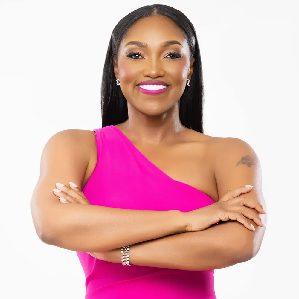 Dr. April Spencer in Pink Jumper