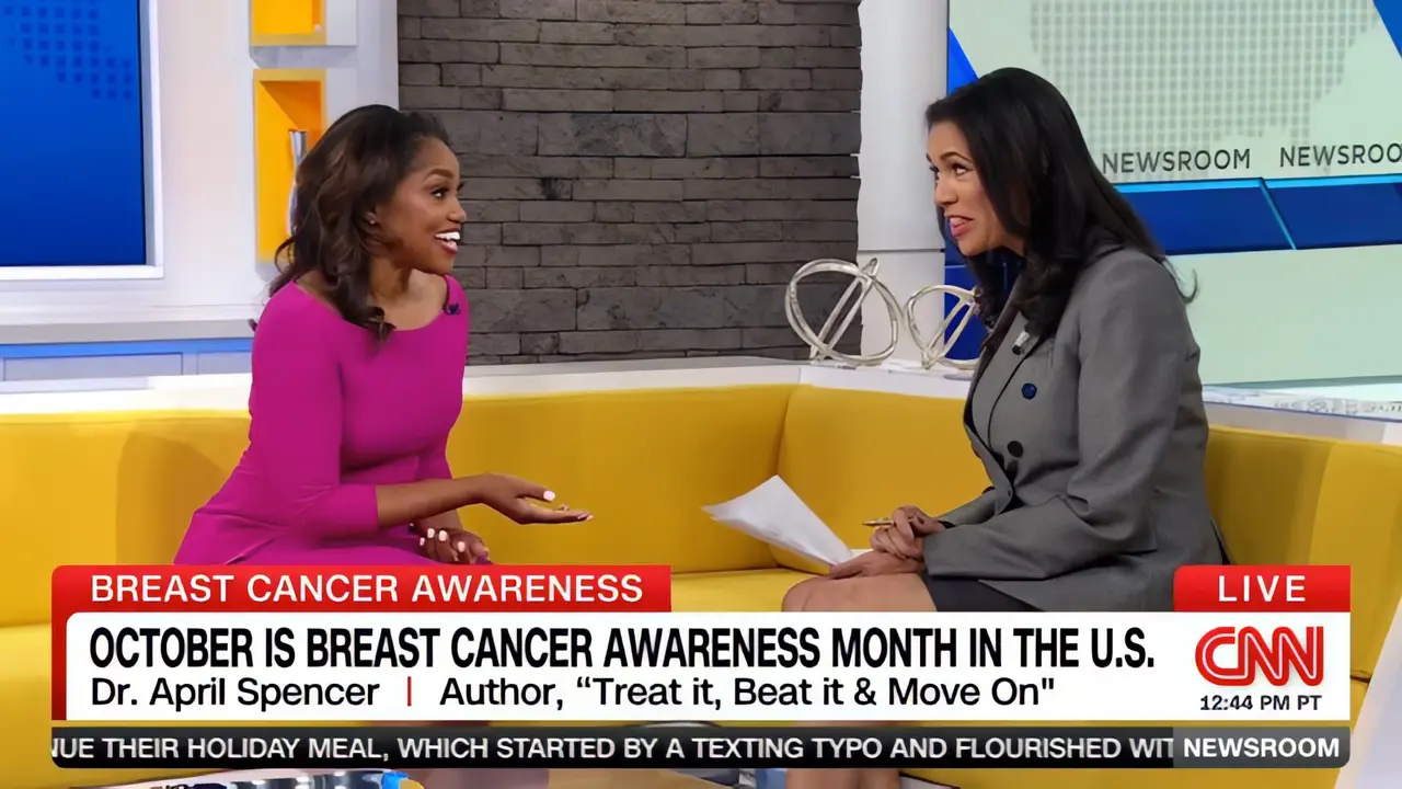 Dr. April Spencer Featured on CNN to Discuss the Current State of Breast Cancer and Her New Book “Treat it, Beat it & Move On!”