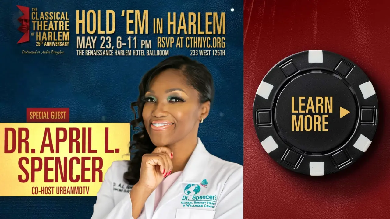 Special guest Dr. April Spencer - Classical Theatre of Harlem Fundraiser